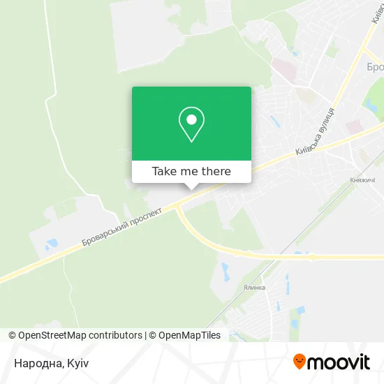 Народна map