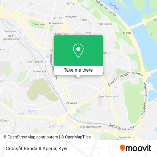 Карта Crossfit Banda II Арена