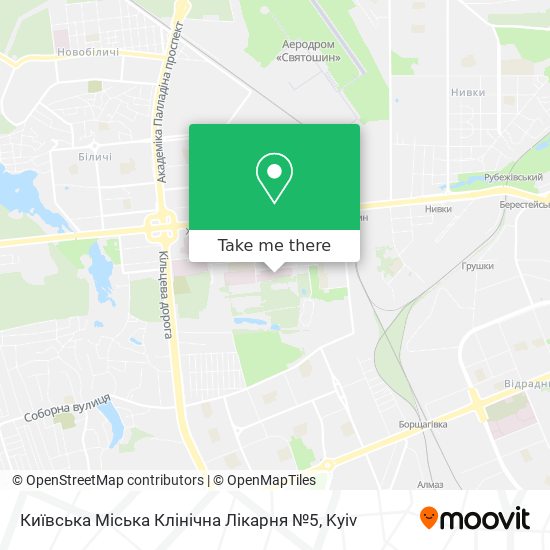 Київська Міська Клінічна Лікарня №5 map