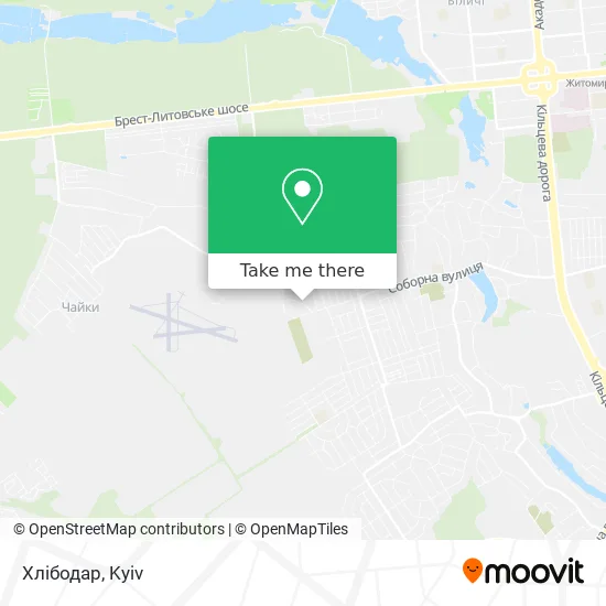 Карта Хлібодар