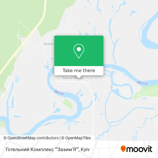 Готельний Комплекс ""Зазим'Я"" map