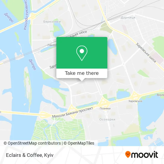 Карта Eclairs & Coffee