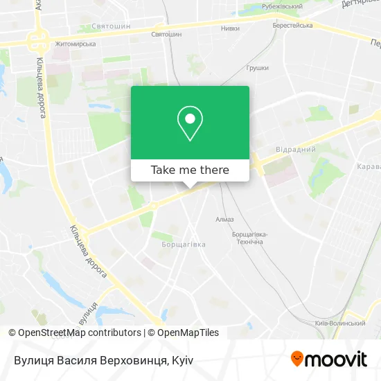 Вулиця Василя Верховинця map
