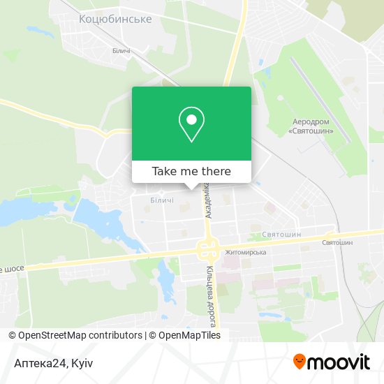 Аптека24 map