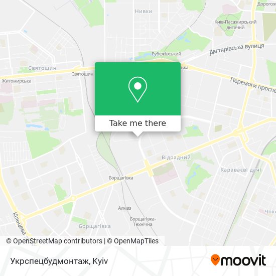 Карта Укрспецбудмонтаж