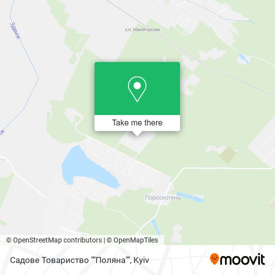 Садове Товариство ""Поляна"" map