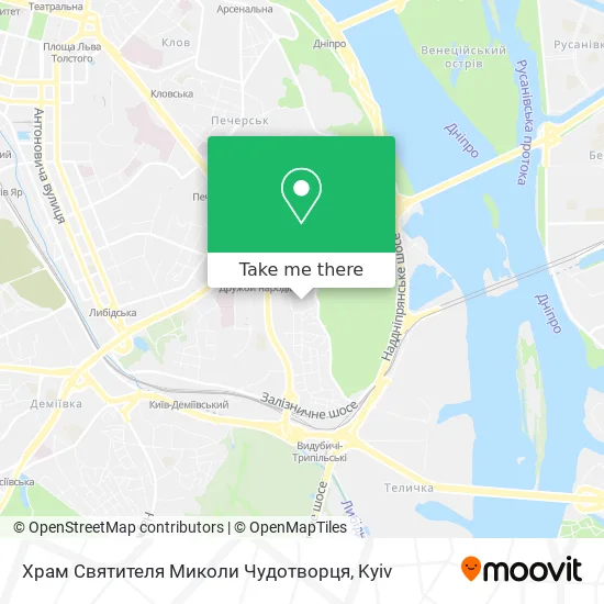 Храм Святителя Миколи Чудотворця map