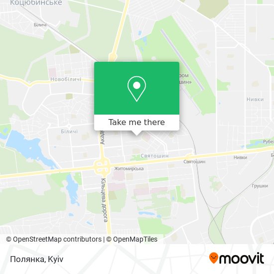 Карта Полянка