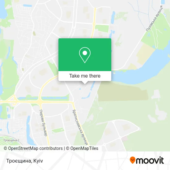 Троєщина map