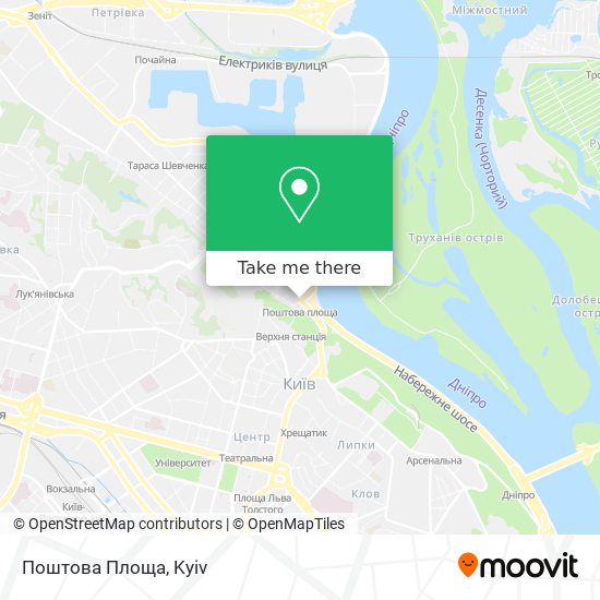 Поштова Площа map