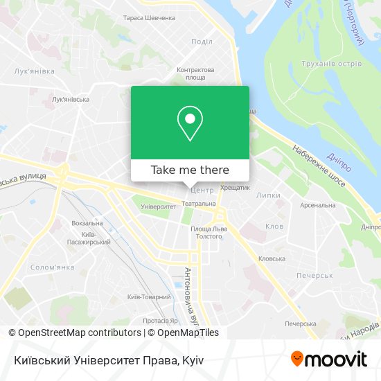 Київський Університет Права map