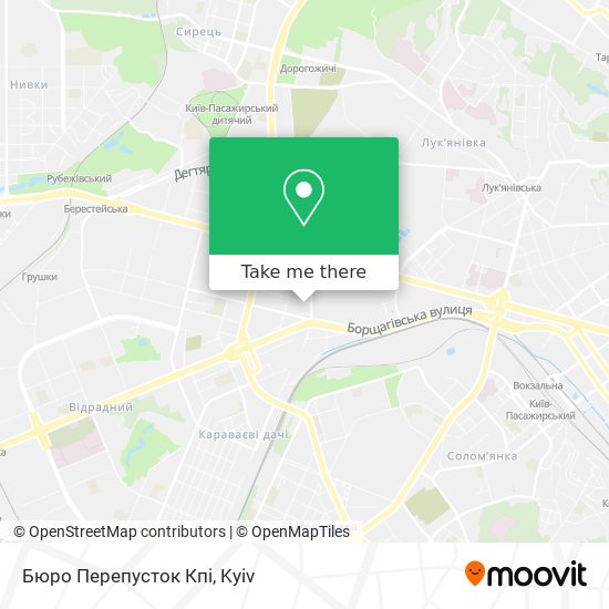 Бюро Перепусток Кпі map