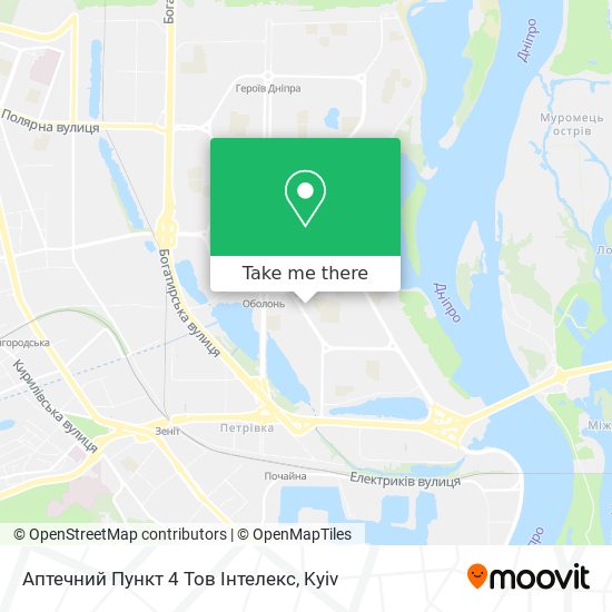 Аптечний Пункт 4 Тов Інтелекс map