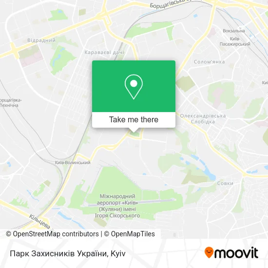 Карта Парк Захисників України