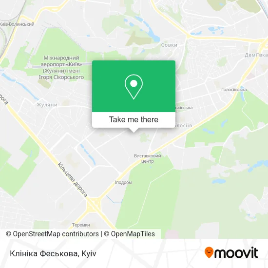 Карта Клініка Феськова