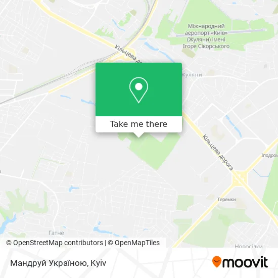 Мандруй Україною map