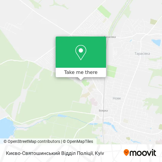 Києво-Святошинський Відділ Поліції map