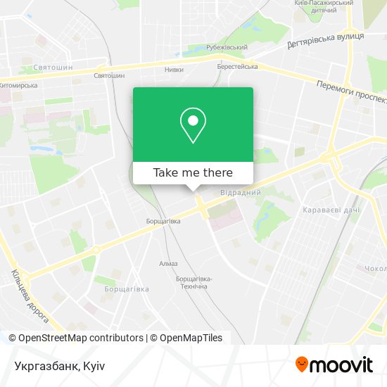 Укргазбанк map