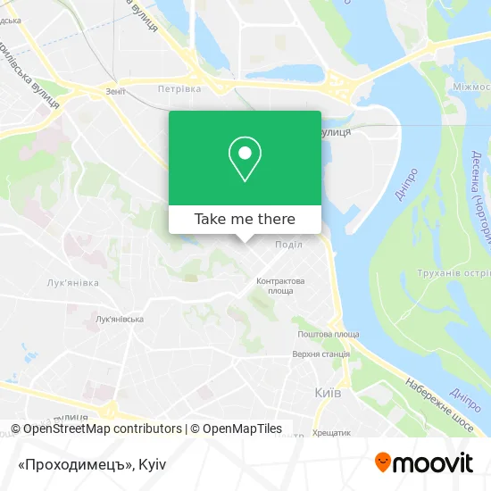«Проходимецъ» map