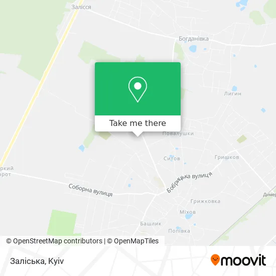 Заліська map