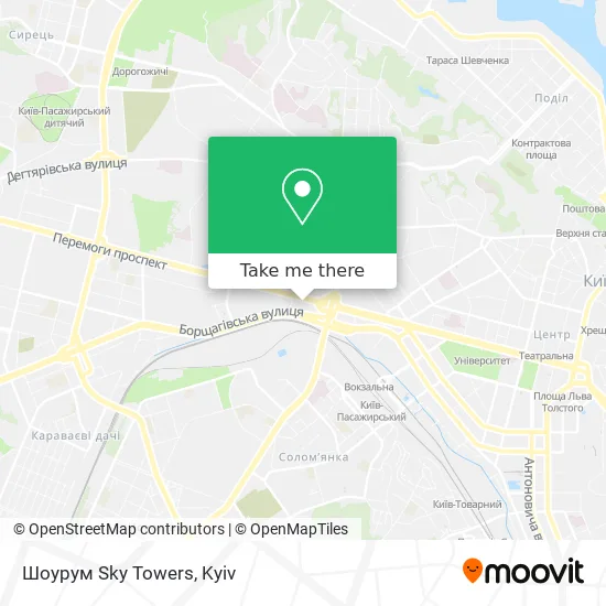 Шоурум Sky Towers map