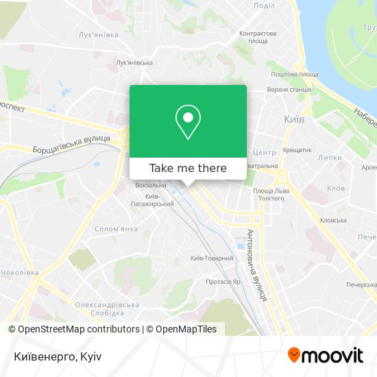 Київенерго map
