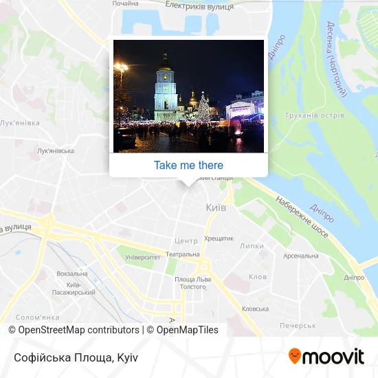 Карта Софійська Площа