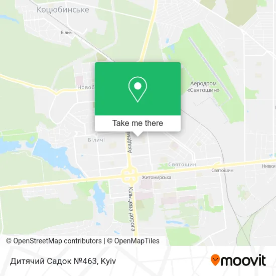 Карта Дитячий Садок №463