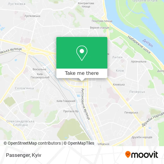 Карта Passenger