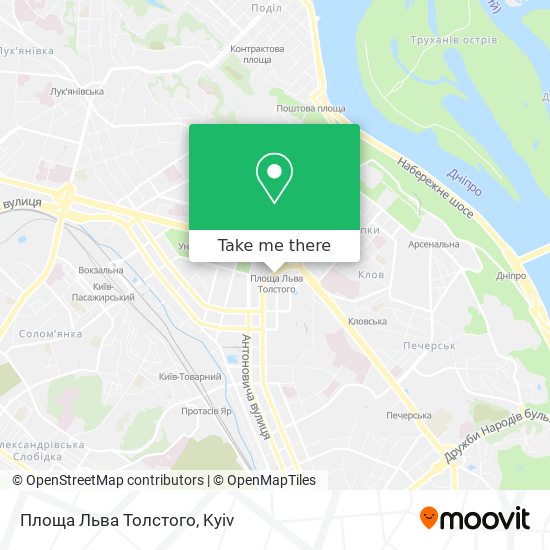 Площа Льва Толстого map