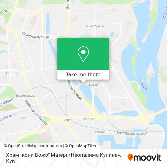 Храм Ікони Божої Матері «Неопалима Купина» map