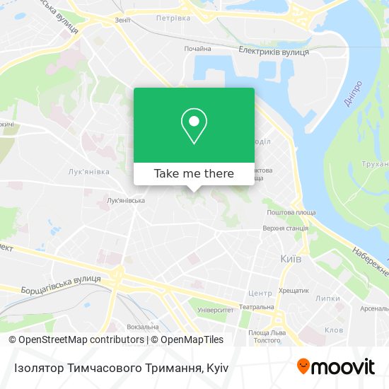 Ізолятор Тимчасового Тримання map