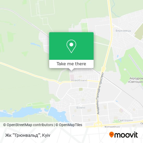 Жк ""Грюнвальд"" map