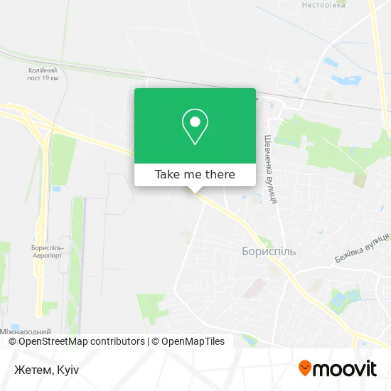 Карта Жетем