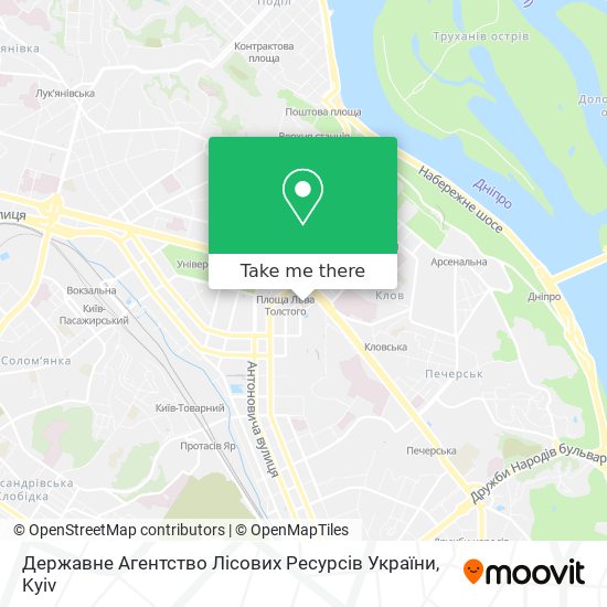 Карта Державне Агентство Лісових Ресурсів України