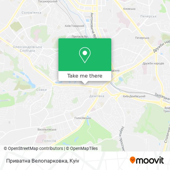 Карта Приватна Велопарковка