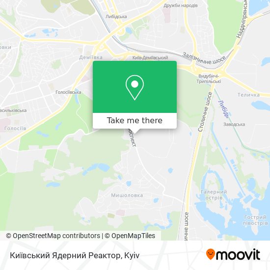 Київський Ядерний Реактор map