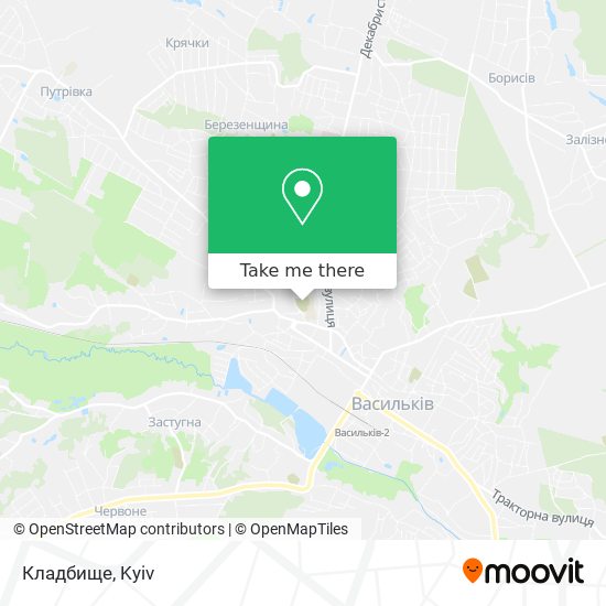 Кладбище map