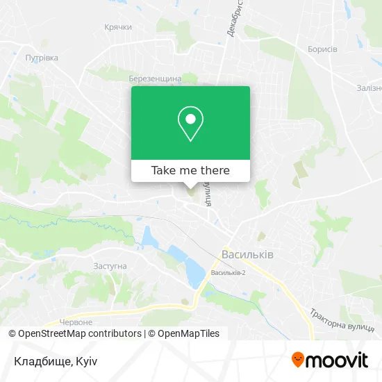 Кладбище map
