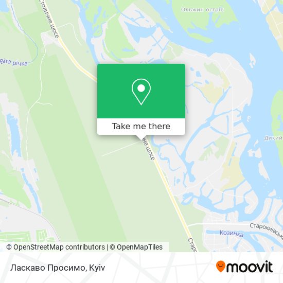 Ласкаво Просимо map