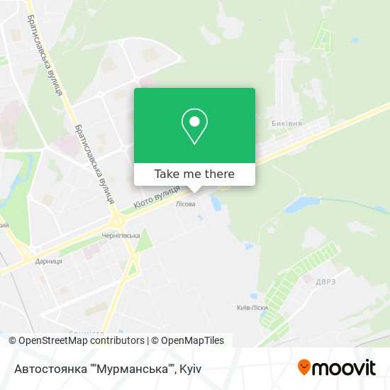 Карта Автостоянка ""Мурманська""