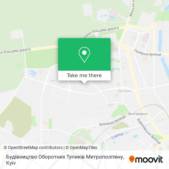 Карта Будівництво Оборотних Тупиків Метрополітену