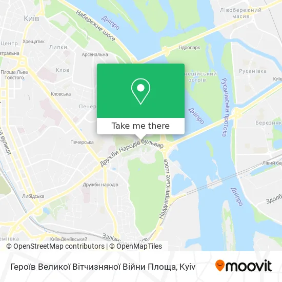 Героїв Великої Вітчизняної Війни Площа map