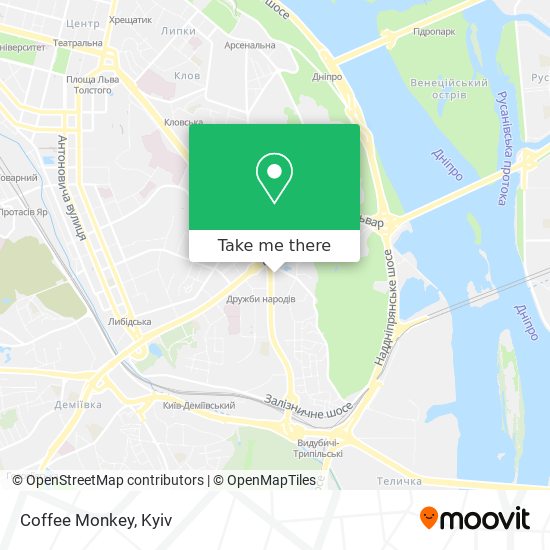 Coffee Monkey map