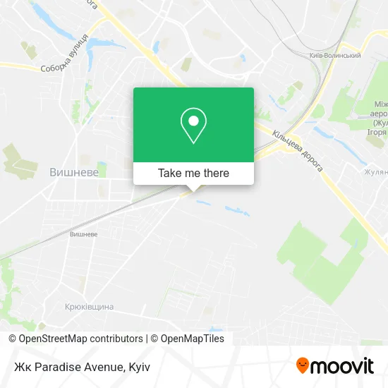 Карта Жк Paradise Avenue