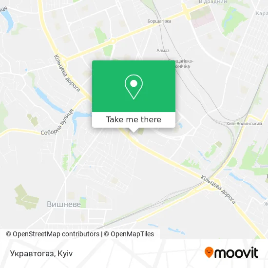 Карта Укравтогаз