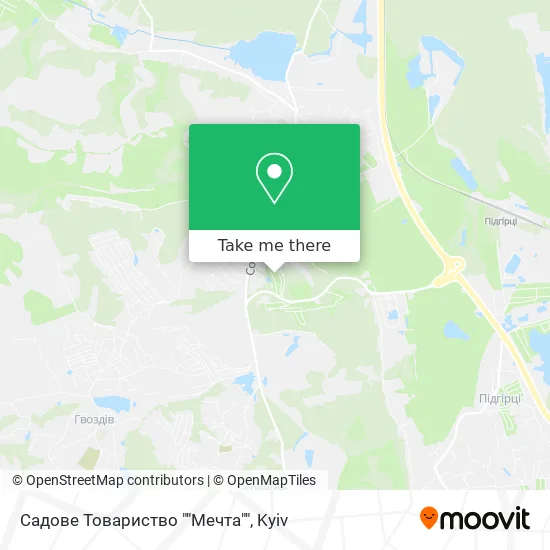 Садове Товариство ""Мечта"" map