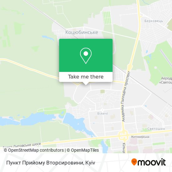 Пункт Прийому Вторсировини map