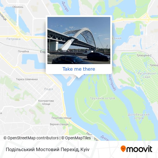 Карта Подільський Мостовий Перехід