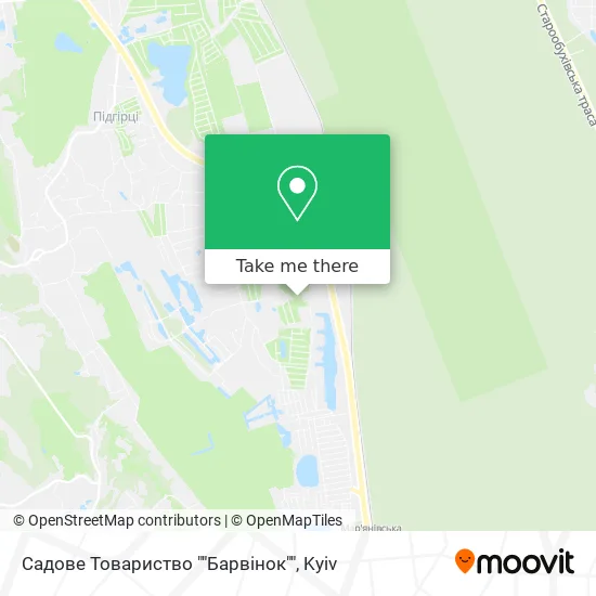 Садове Товариство ""Барвінок"" map